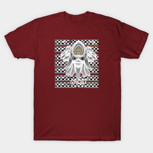 ghost art. T-Shirt by Dilhani